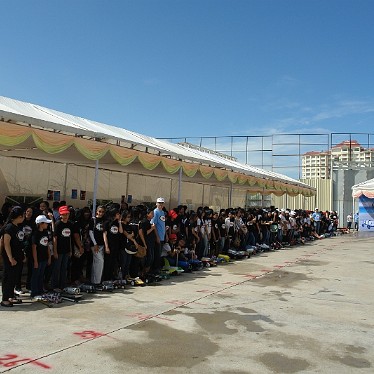 Water Rocket Car 2012 1st Section